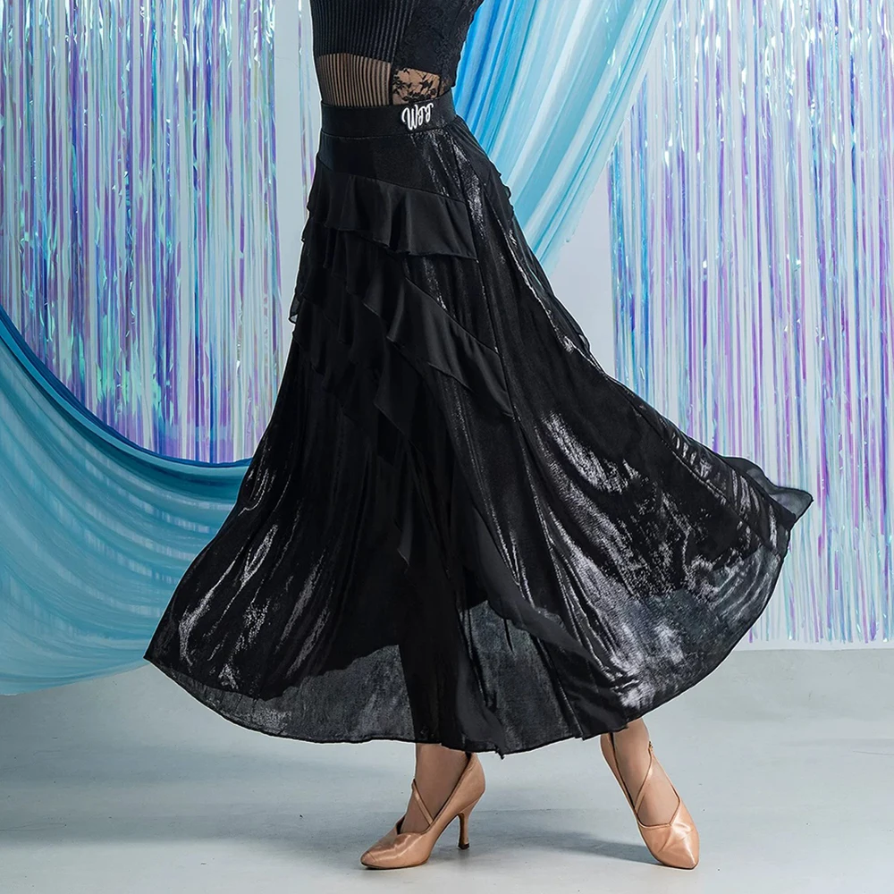 Women's Modern Dance Skirt 2026 New Ballroom Dance Skirt National Stanard Chiffon Ruffles Waltz Competition Outfit
Women's Modern Dance Skirt 2026 New Ballroom Dance Skirt National Stanard Chiffon Ruffles Waltz Competition Outfit