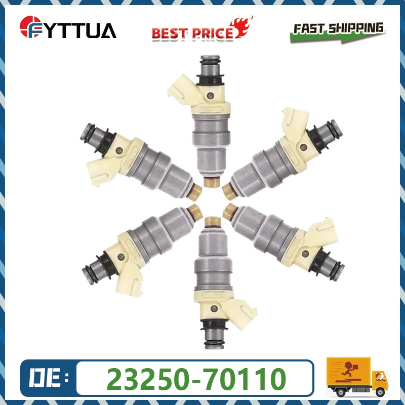 6pcs High Quality Fuel injector 23250-70110 23209-70110 For TOYOTA CROWN MARK2 CHASER CRESTA 1GFE 1995-2001 Brand New
6pcs High Quality Fuel injector 23250-70110 23209-70110 For TOYOTA CROWN MARK2 CHASER CRESTA 1GFE 1995-2001 Brand New