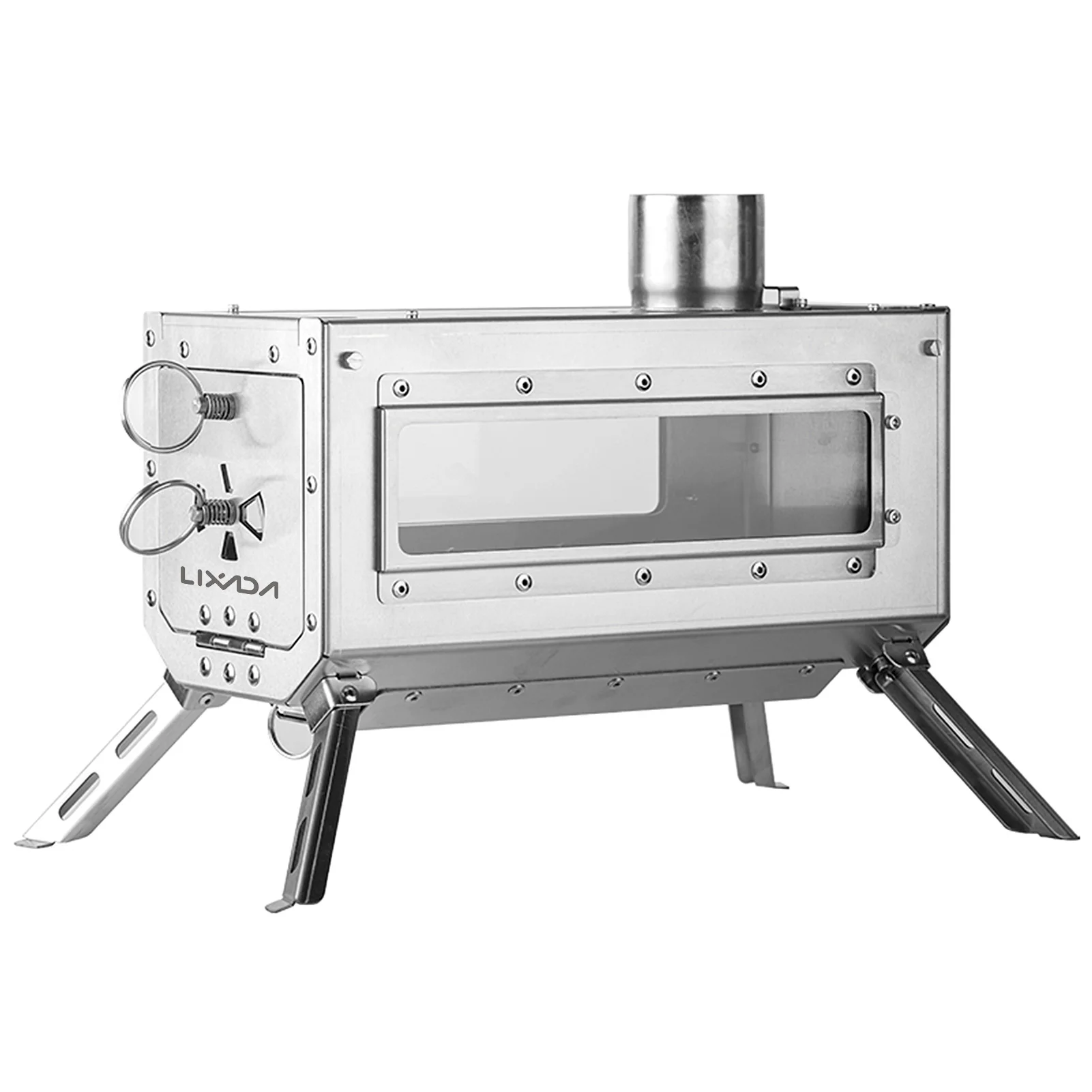 Stainless Steel Folding Tent Stove Portable Outdoor Wood Burning Stove with Chimney Pipe
Stainless Steel Folding Tent Stove Portable Outdoor Wood Burning Stove with Chimney Pipe
