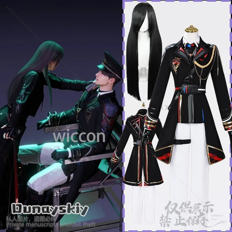 Anime Game Love And Deepspace Cosplay Heroine Caleb Xia Yizhou Costume Air Captain Punk Uniform Long Wigs Girls Woman Outfit
Anime Game Love And Deepspace Cosplay Heroine Caleb Xia Yizhou Costume Air Captain Punk Uniform Long Wigs Girls Woman Outfit