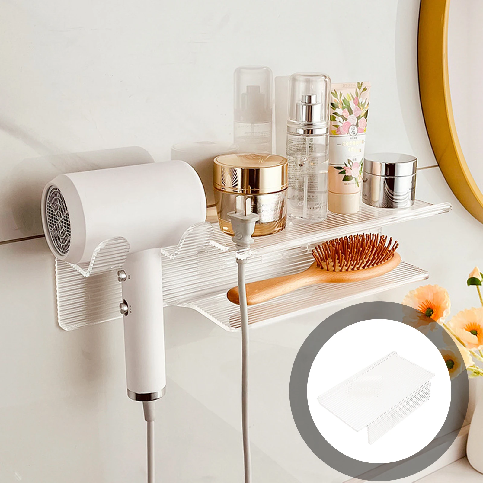 Acrylic Wall Shelf Phone Small Self Adhesive Floating Shelves Bathroom Mount Cell Phone Holder Spice Rack Storage
Acrylic Wall Shelf Phone Small Self Adhesive Floating Shelves Bathroom Mount Cell Phone Holder Spice Rack Storage
