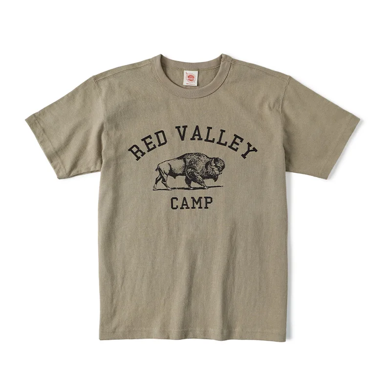 NON_STOCK_American Retro Bison Camp Футболка_255G с тяжелым круглым вырезом, мужская и женская с коротким рукавом
NON_STOCK_American Retro Bison Camp Футболка_255G с тяжелым круглым вырезом, мужская и женская с коротким рукавом
