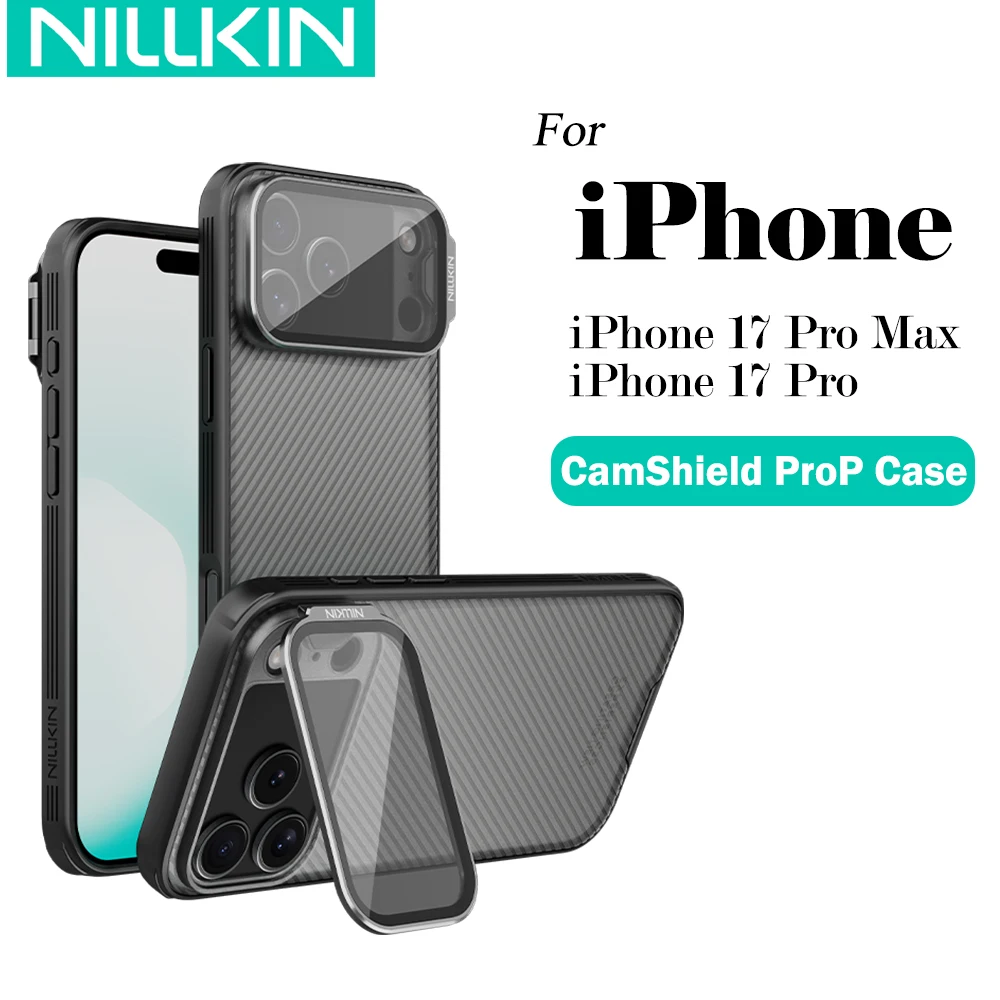 Nillkin для iPhone 17 Pro Max 17 Pro CamShield, чехол для телефона, складная задняя крышка с подставкой для камеры
Nillkin для iPhone 17 Pro Max 17 Pro CamShield, чехол для телефона, складная задняя крышка с подставкой для камеры