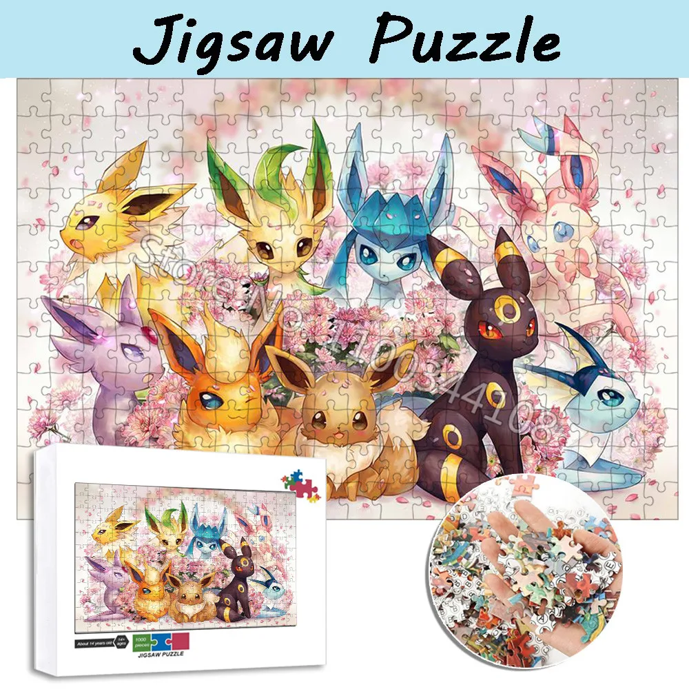 Пазл Pokemon Eeveelution 300/500/1000 шт. Пазл Аниме Мультфильм Иви Игрушки Diy Детская Развивающая Игрушка Игра Ручной Работы
Пазл Pokemon Eeveelution 300/500/1000 шт. Пазл Аниме Мультфильм Иви Игрушки Diy Детская Развивающая Игрушка Игра Ручной Работы