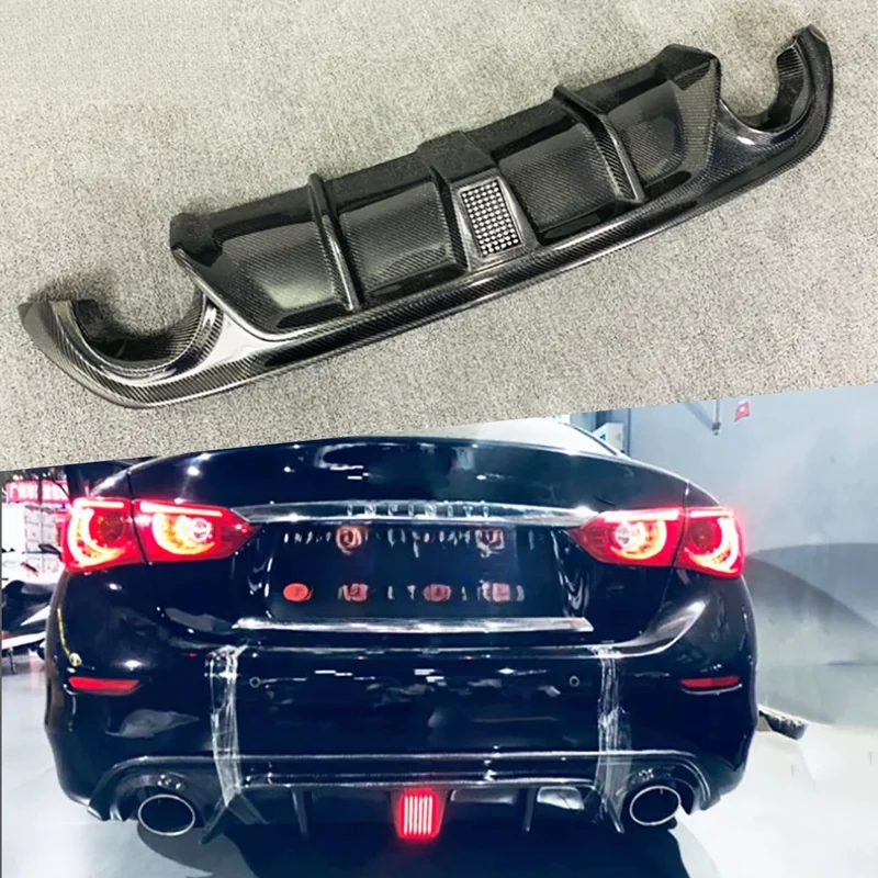 Wholesale Carbon & FRP Rear Diffuser Lip Protector Fit 2014-2017 Infiniti Q50 Q50S Sedan Mod Parts
Wholesale Carbon & FRP Rear Diffuser Lip Protector Fit 2014-2017 Infiniti Q50 Q50S Sedan Mod Parts
