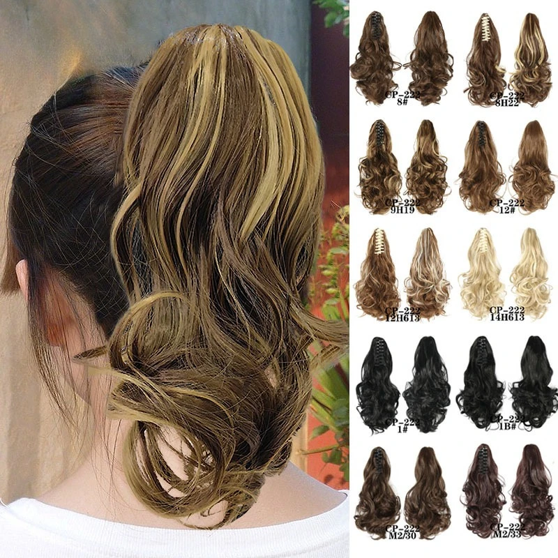 12.5 inch Small Wave Claw Clip Ponytail Curly Short Hair Tiger Clip Ponytail High Temperature Fiber Natural No Tangle Daily Wear
12.5 inch Small Wave Claw Clip Ponytail Curly Short Hair Tiger Clip Ponytail High Temperature Fiber Natural No Tangle Daily Wear