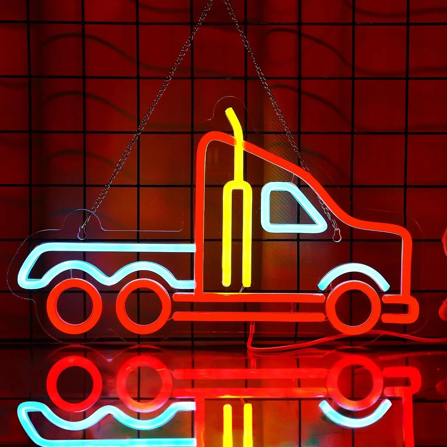 Pickup Truck Neon Sign USB Dimmable LED Lights For Man Cave Garage Bedroom Car Themed Birthday Party Wall Decoration Night Light
Pickup Truck Neon Sign USB Dimmable LED Lights For Man Cave Garage Bedroom Car Themed Birthday Party Wall Decoration Night Light