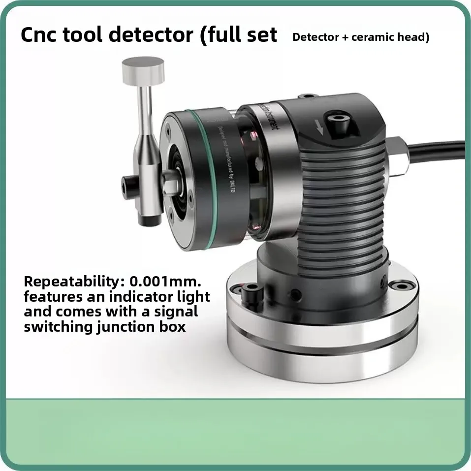 High Precision 0.001mm 5-Direction Tool Setter with Broken Tool Detection for Machining Centers
High Precision 0.001mm 5-Direction Tool Setter with Broken Tool Detection for Machining Centers