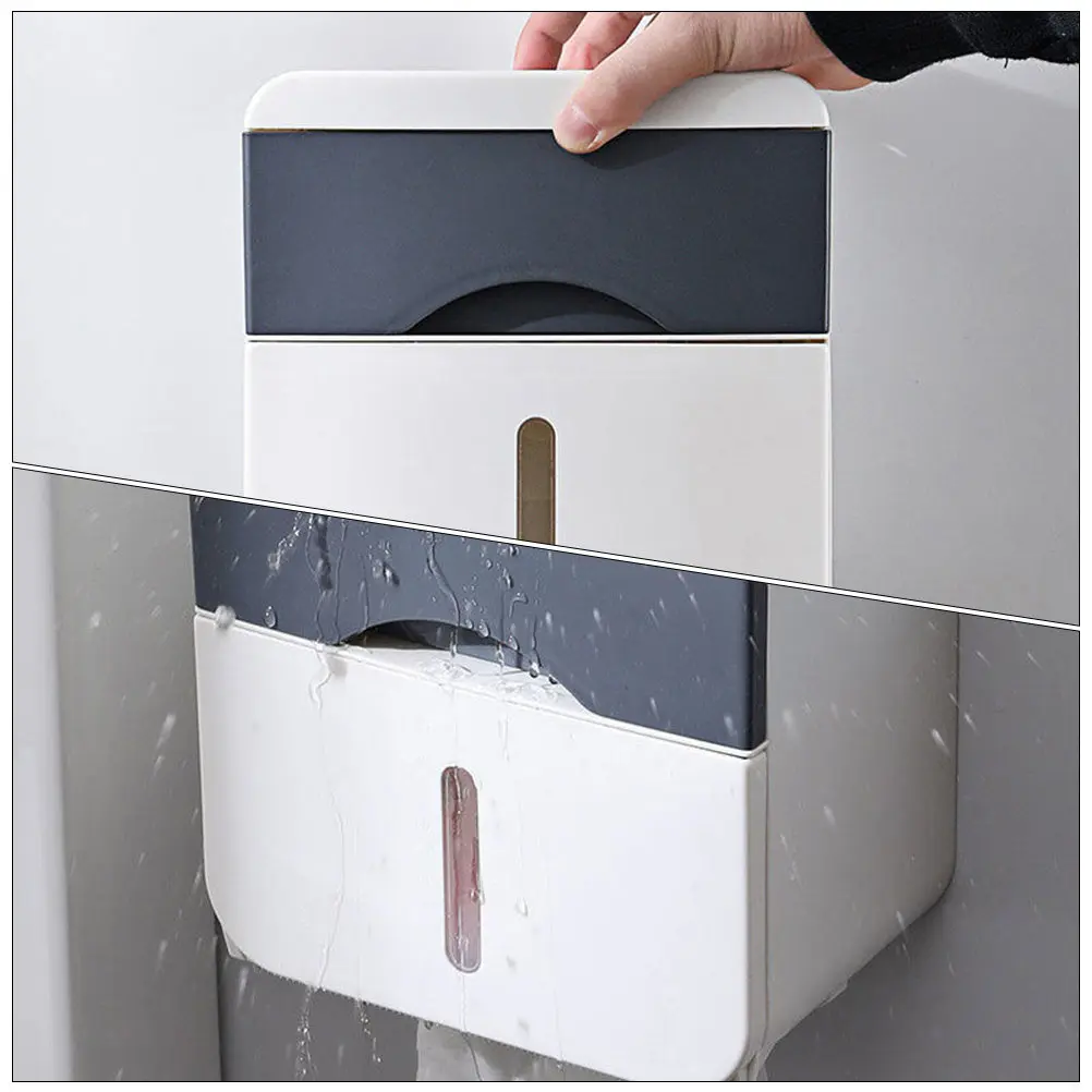 Elegant Toilet Paper Box Bathroom Organizer with Drawer Strong Weight Bearing Capacity Easy Clean No Punching Design for Home
Elegant Toilet Paper Box Bathroom Organizer with Drawer Strong Weight Bearing Capacity Easy Clean No Punching Design for Home