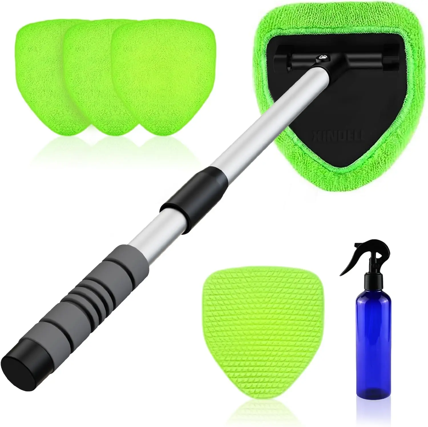 24-inch Car Windshield Cleaner Tool – Large Head, Extendable Handle, 4 Microfiber Pads for Auto Glass & Home Windows
24-inch Car Windshield Cleaner Tool – Large Head, Extendable Handle, 4 Microfiber Pads for Auto Glass & Home Windows