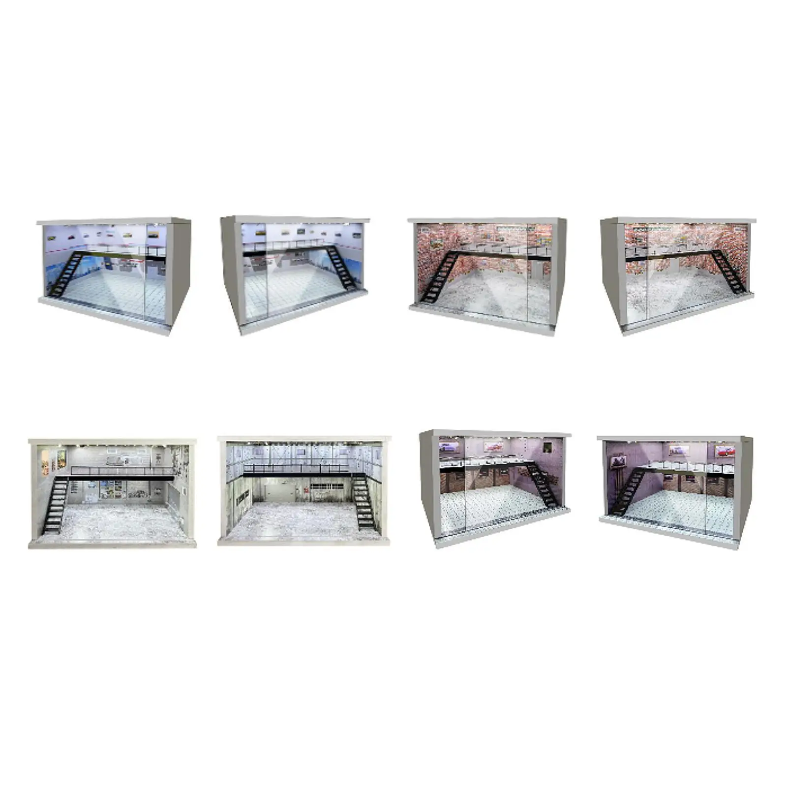 Garage Display Case Simulation 1/64 1/36 1/32 Scale Car Model Parking Lot for Collectors Layout Diorama Collection Diecast Car
Garage Display Case Simulation 1/64 1/36 1/32 Scale Car Model Parking Lot for Collectors Layout Diorama Collection Diecast Car