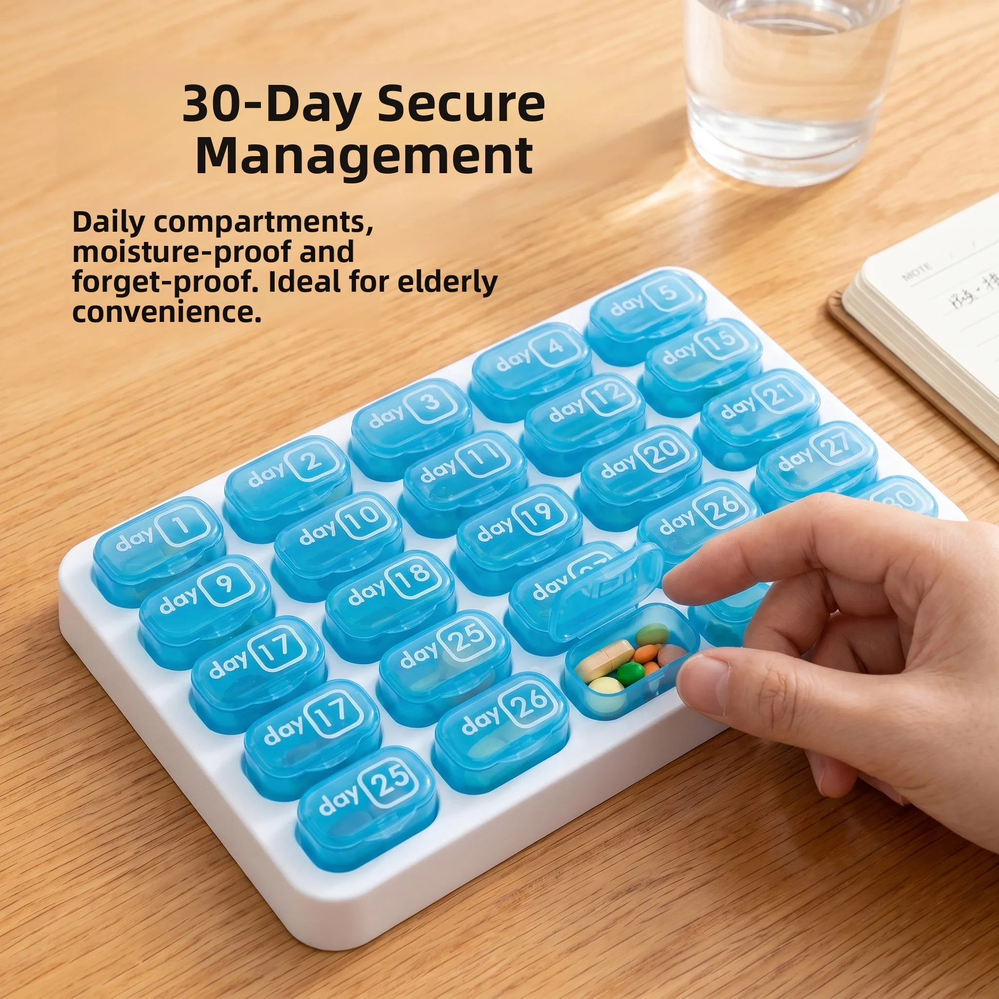 Portable Sealed Moisture Proof Single Compartment Medicine Box Elderly Storage Organizer Travel Friendly Pill Container
Portable Sealed Moisture Proof Single Compartment Medicine Box Elderly Storage Organizer Travel Friendly Pill Container