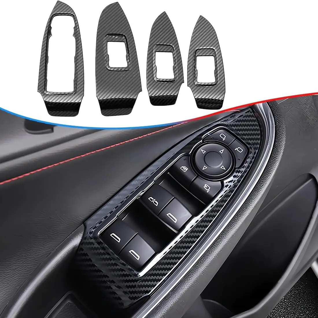 Armrest Window Switch Panel Cover Trim for Chevrolet Malibu 2016-2024 Door Window Control Panel Interior Sport Accessories
Armrest Window Switch Panel Cover Trim for Chevrolet Malibu 2016-2024 Door Window Control Panel Interior Sport Accessories