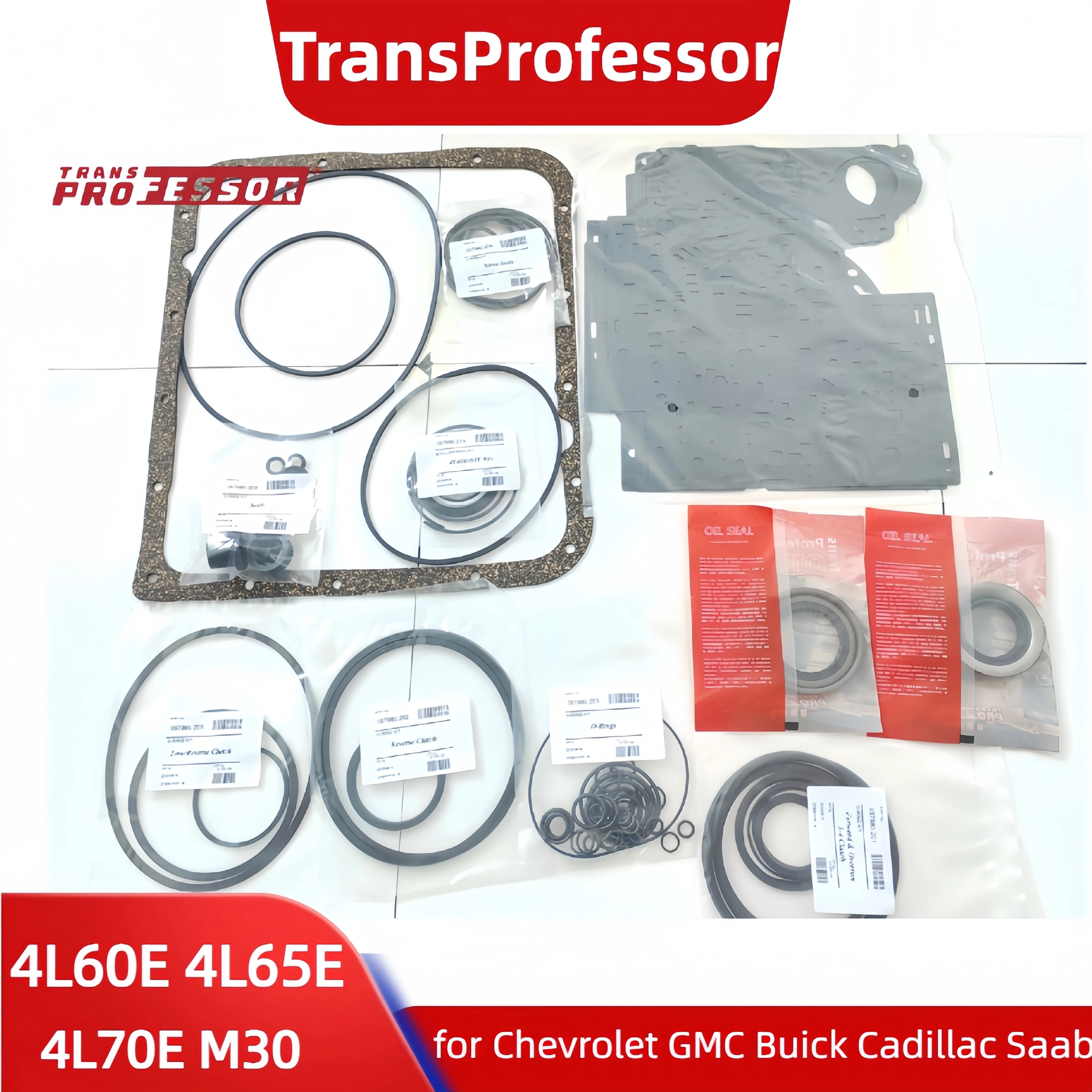 GM 4L60E 4L65E 4L70E M30 Transmission Repair Overhaul Kit for Chevrolet GMC Buick Cadillac Pontiac Isuzu Saab Gasket Oil Seals
GM 4L60E 4L65E 4L70E M30 Transmission Repair Overhaul Kit for Chevrolet GMC Buick Cadillac Pontiac Isuzu Saab Gasket Oil Seals