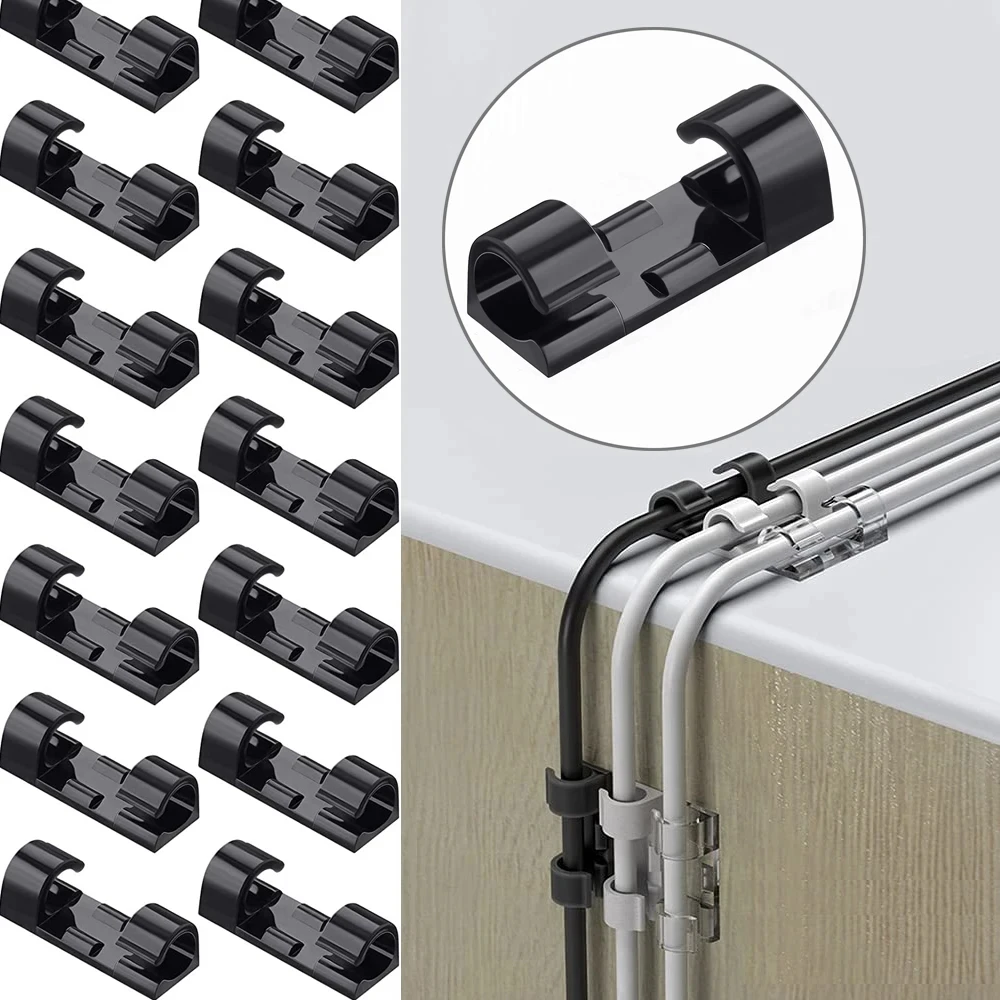 5/20PCS Cable Organizer Clips Cable Management Wire Manager Cord Holder USB Charging Data Line Bobbin Winder Wall Mounted Hook
5/20PCS Cable Organizer Clips Cable Management Wire Manager Cord Holder USB Charging Data Line Bobbin Winder Wall Mounted Hook