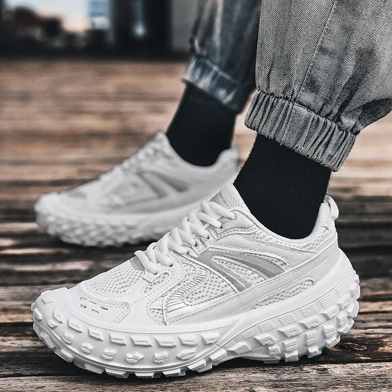 2024 BKQU Men's Mesh Thick-soled Tire Shoes Casual Sports Shoes Wear-resistant Lightweight Comfortable Breathable Fashion Trend
2024 BKQU Men's Mesh Thick-soled Tire Shoes Casual Sports Shoes Wear-resistant Lightweight Comfortable Breathable Fashion Trend