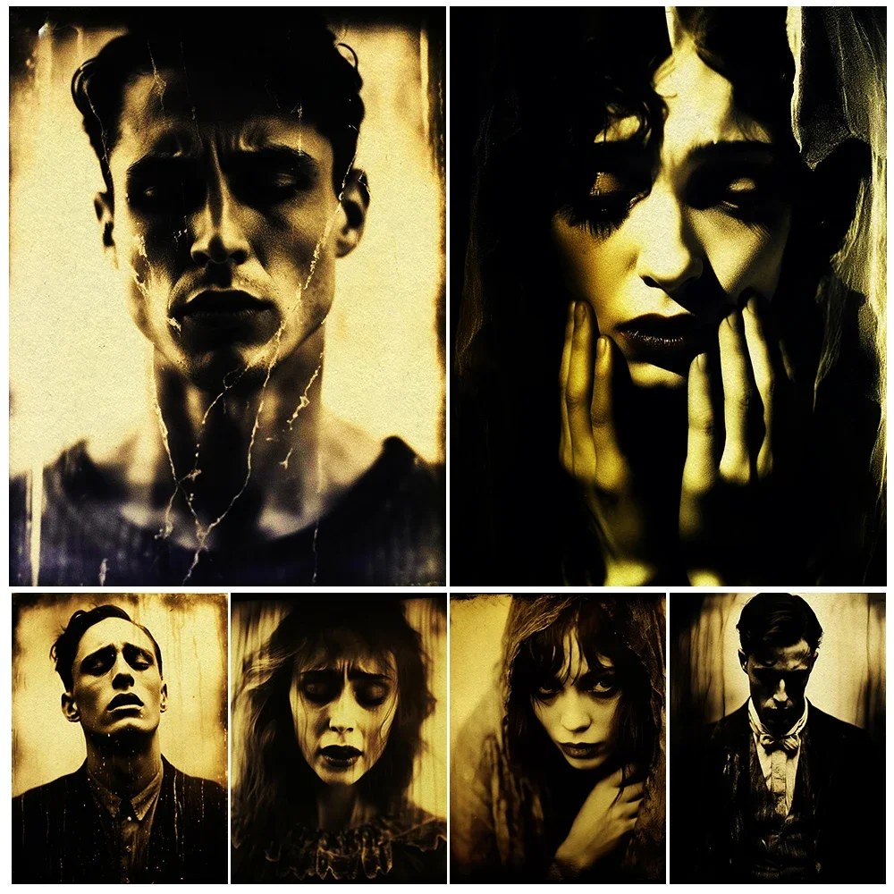 Sad Looking Man And Woman Retro Photography Art Poster Print Hopeless People Portrait Silhouettes Vintage Wall Art Prints Decor
Sad Looking Man And Woman Retro Photography Art Poster Print Hopeless People Portrait Silhouettes Vintage Wall Art Prints Decor