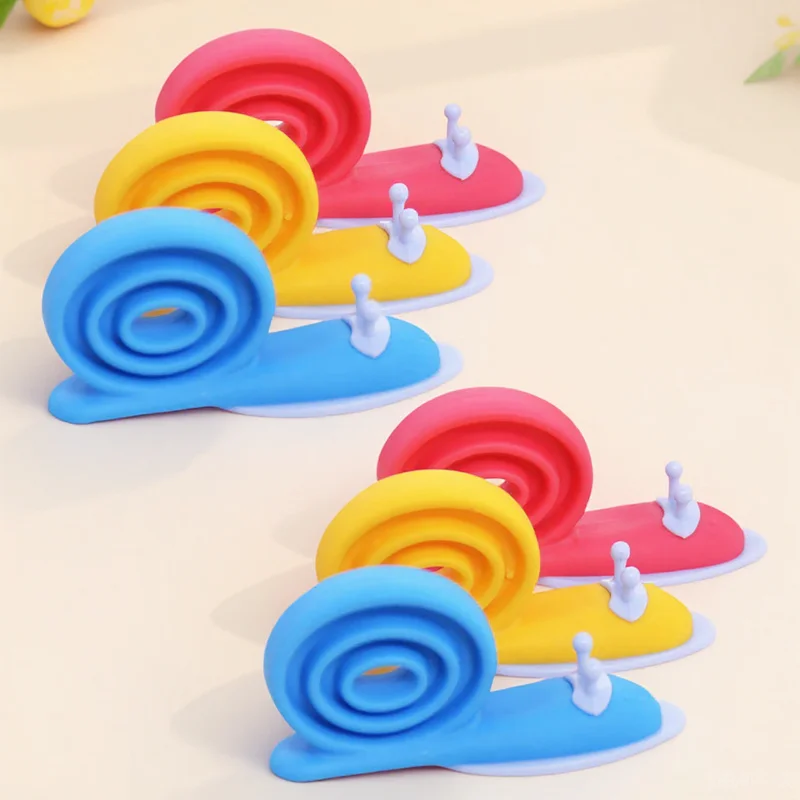 6Pcs Snail Shaped Door Stopper Adorable Design Non-Slip Stylish Home Decor Baby Room Hook Flexible Tpe Material
6Pcs Snail Shaped Door Stopper Adorable Design Non-Slip Stylish Home Decor Baby Room Hook Flexible Tpe Material