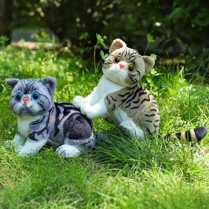 Stuffed Lifelike Cats Plush Toy Kawaii Simulation American Shorthair Cute Cat Doll Pet Toys Home Decor Gift For Girls Birthday
Stuffed Lifelike Cats Plush Toy Kawaii Simulation American Shorthair Cute Cat Doll Pet Toys Home Decor Gift For Girls Birthday