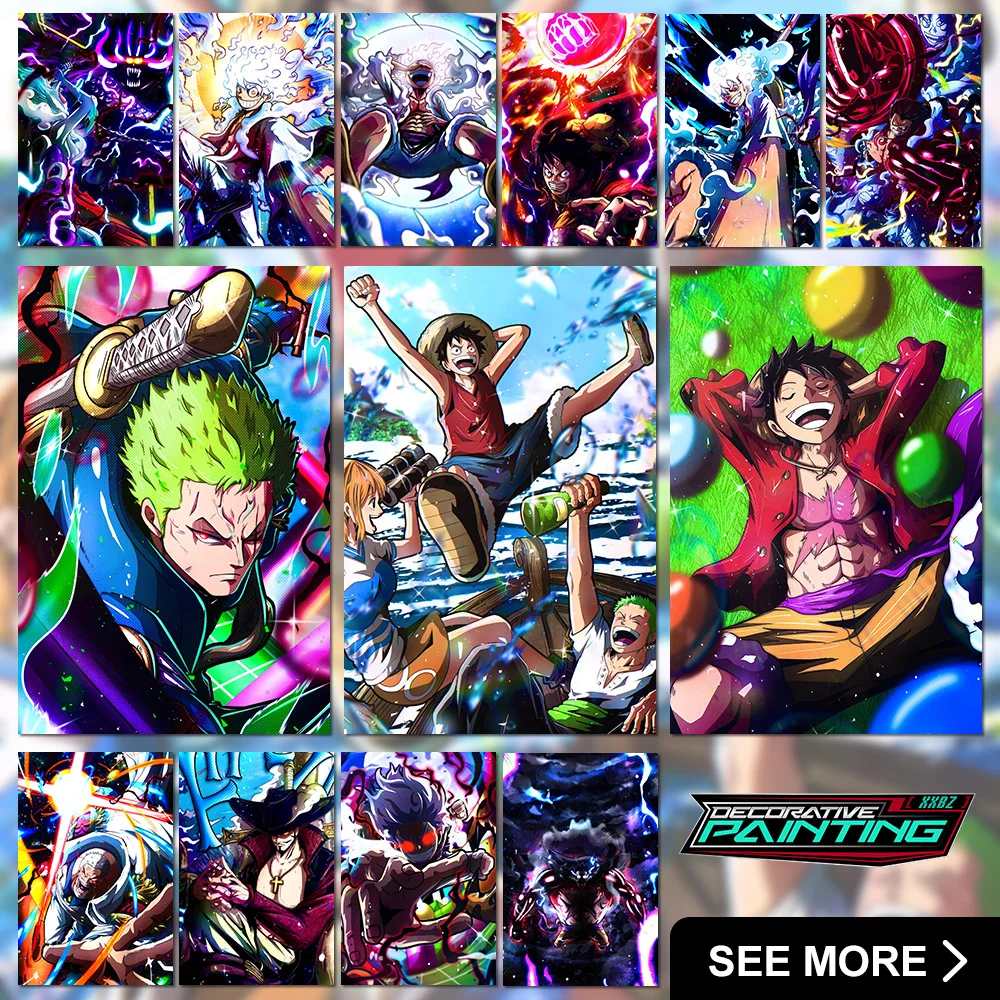 ONE PIECE Poster Monkey D. Luffy Home Decoration Wall Art Roronoa Zoro Anime Painting Canvas Picture Frameless Aramaki Wallpaper
ONE PIECE Poster Monkey D. Luffy Home Decoration Wall Art Roronoa Zoro Anime Painting Canvas Picture Frameless Aramaki Wallpaper