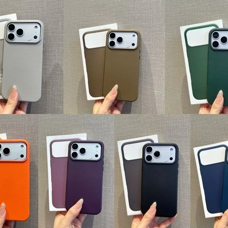 Orginal Quality 1:1 for Magsafe Leather Case for IPhone 17 Pro Max 16 15 14 13 Pro Max Business Anti-Drop Wireless Charger Cover
Orginal Quality 1:1 for Magsafe Leather Case for IPhone 17 Pro Max 16 15 14 13 Pro Max Business Anti-Drop Wireless Charger Cover