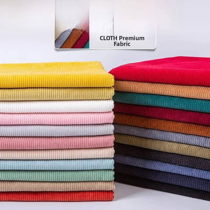 Thiened Corduroy Fabric for Baby oes Striped Pattern Chinese Sle Mixed Fiber DIY Home Crt Profional Design
Thiened Corduroy Fabric for Baby oes Striped Pattern Chinese Sle Mixed Fiber DIY Home Crt Profional Design