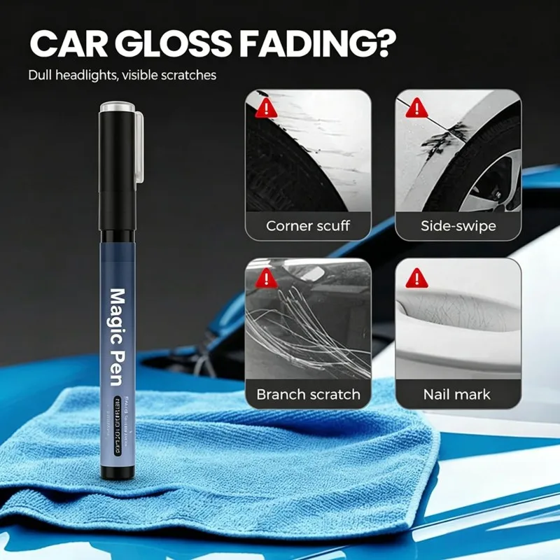 Portable Auto Scratch Remover, 3PCS Car Scratch Remover Pen& Car Paint Repair Pen For Garage And Home Use, For All Car
Portable Auto Scratch Remover, 3PCS Car Scratch Remover Pen& Car Paint Repair Pen For Garage And Home Use, For All Car