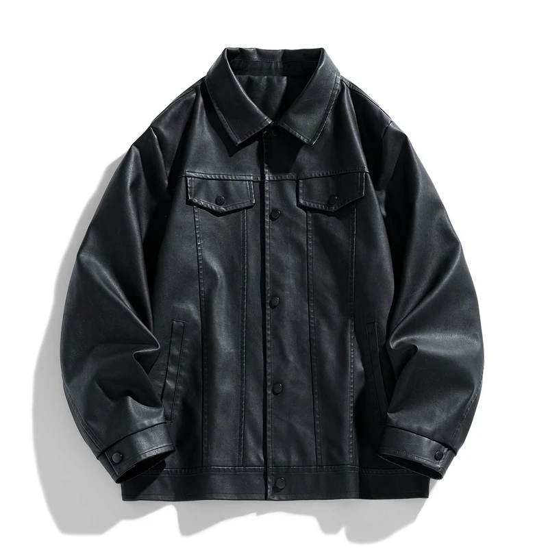 High Quality New Leather Jacket Men High-end Leather Jacket Men's Leather Jacket Casual Fashion Windproof Business PU Jacket
High Quality New Leather Jacket Men High-end Leather Jacket Men's Leather Jacket Casual Fashion Windproof Business PU Jacket