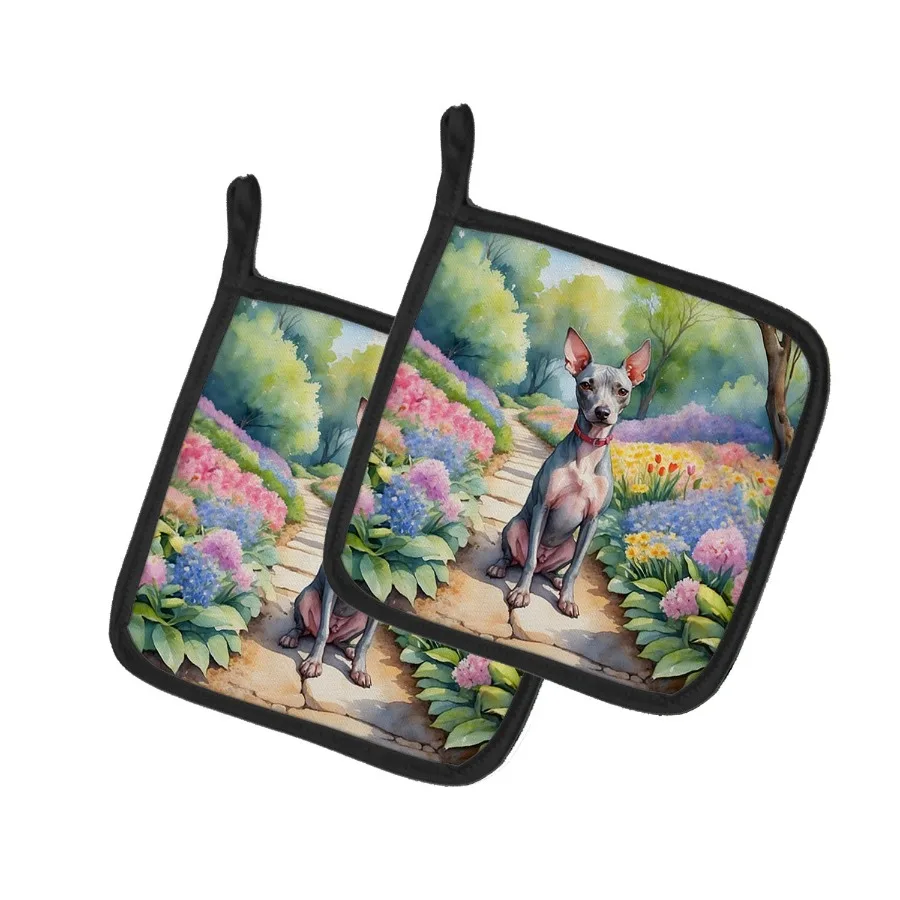American Hairless Terrier Spring Garden Pair of Pot Holders Kitchen Heat Resistant Pot Holders Sets Oven Hot Pads for Cooking B
American Hairless Terrier Spring Garden Pair of Pot Holders Kitchen Heat Resistant Pot Holders Sets Oven Hot Pads for Cooking B