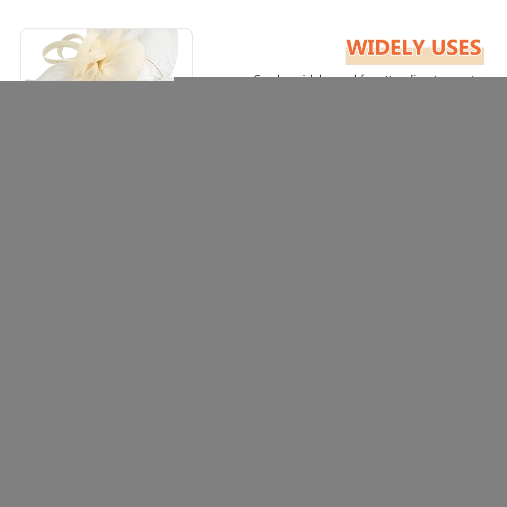Flower Hairband Orange Bridal Accessories Women Hat Headband Tea Party Wedding Banquet Gauze Fascinator Elegant Long
Flower Hairband Orange Bridal Accessories Women Hat Headband Tea Party Wedding Banquet Gauze Fascinator Elegant Long