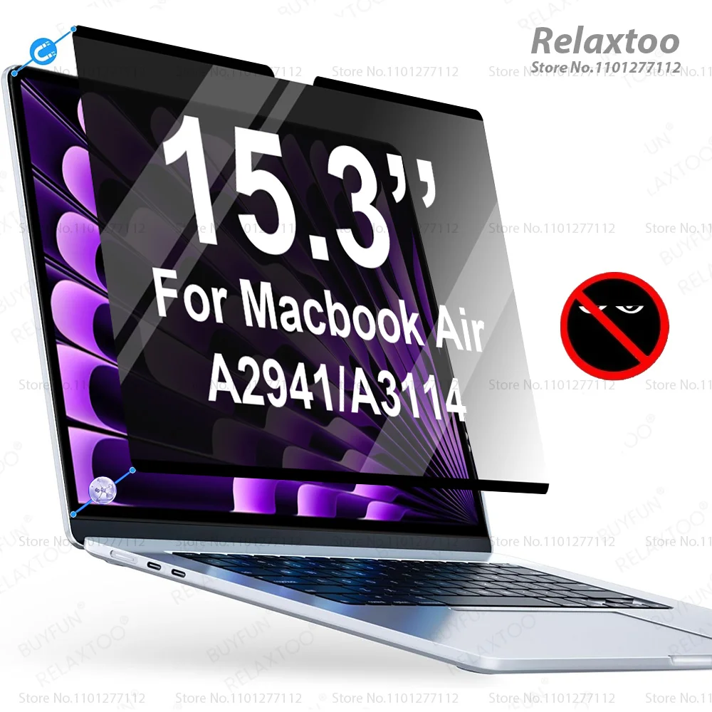 Антибликовая Магнитная Защитная пленка для ноутбука Macbook Air 15 M2 M3 15,3 дюйма A2941/A3114
Антибликовая Магнитная Защитная пленка для ноутбука Macbook Air 15 M2 M3 15,3 дюйма A2941/A3114