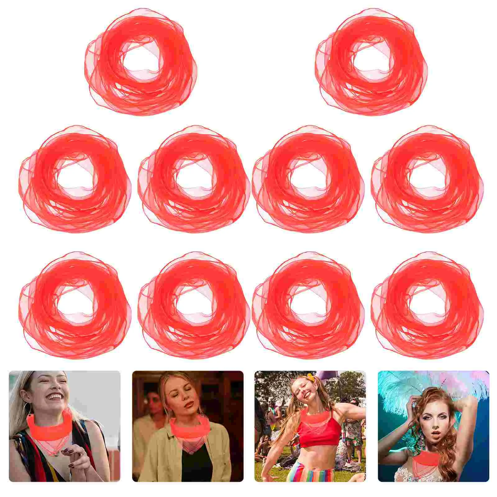10 Pcs Women's Scarves Silk Scarf Plaid For Kids Play Small Performance Children Red Dance Neck Toddler
10 Pcs Women's Scarves Silk Scarf Plaid For Kids Play Small Performance Children Red Dance Neck Toddler