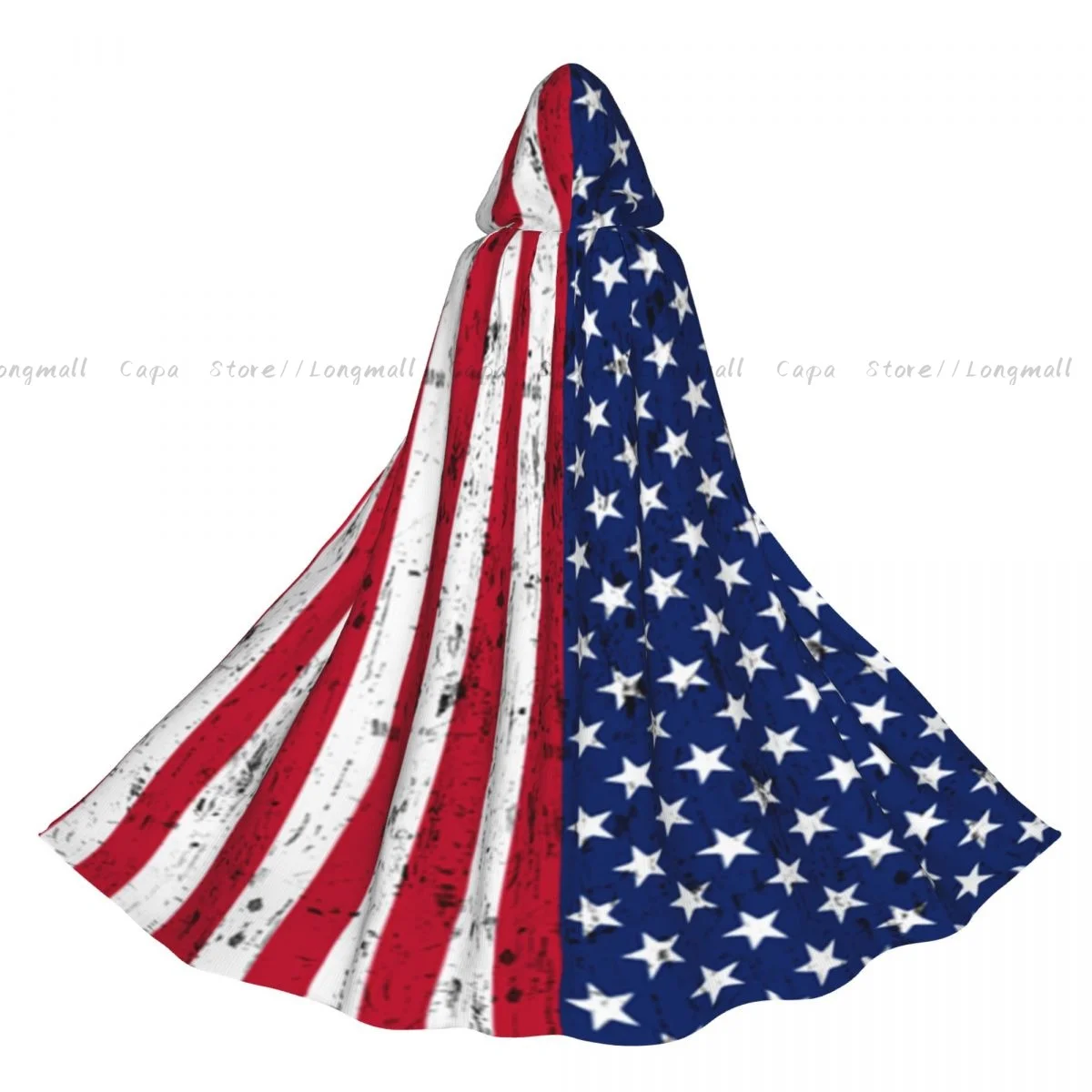 Cosplay Medieval Costumes American Flag Stars Stripes Hooded Cloak Capes Long Robes Jackets Coat Carnival
Cosplay Medieval Costumes American Flag Stars Stripes Hooded Cloak Capes Long Robes Jackets Coat Carnival