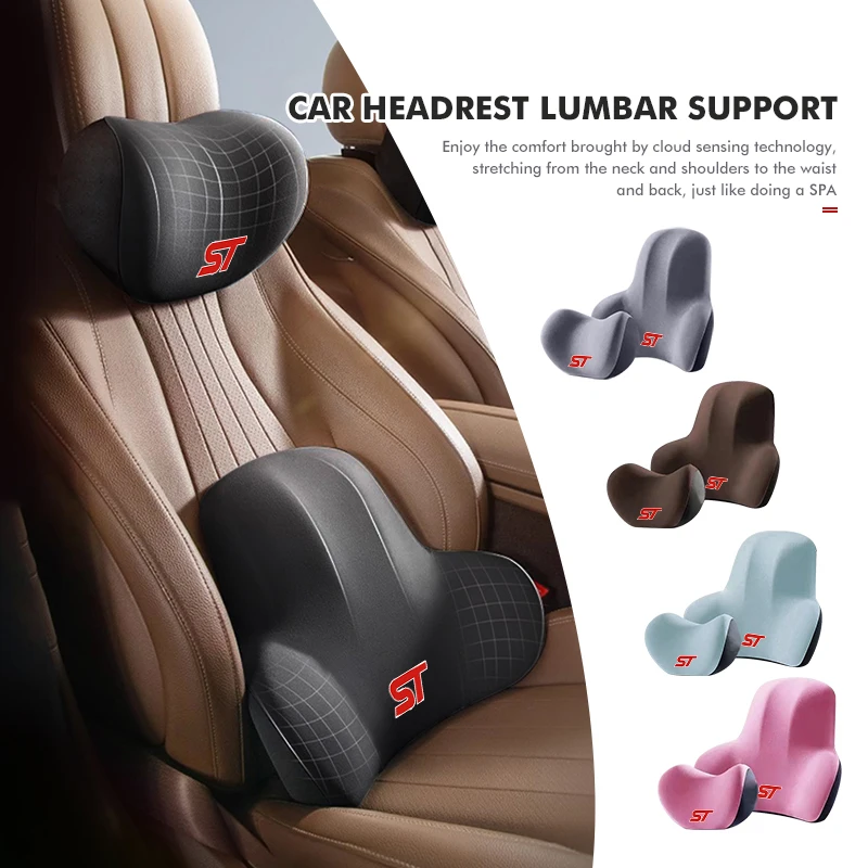 Car Lumbar Support Headrest Neck Pillow Soft Neck Waist Cushion For Ford S-MAX Kuga Mondeo Fusion KA Everest Escape ST Racing
Car Lumbar Support Headrest Neck Pillow Soft Neck Waist Cushion For Ford S-MAX Kuga Mondeo Fusion KA Everest Escape ST Racing