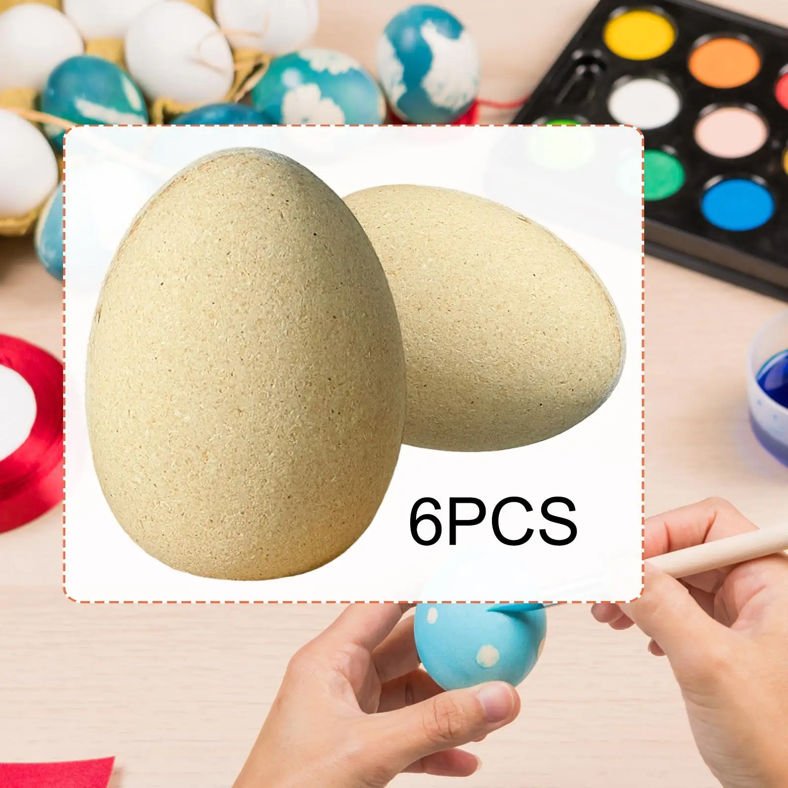 6x Unpainted Wooden Eggs Party Favor Painting Versatile Paintable Ornaments, Easter Decoration for Festival
6x Unpainted Wooden Eggs Party Favor Painting Versatile Paintable Ornaments, Easter Decoration for Festival