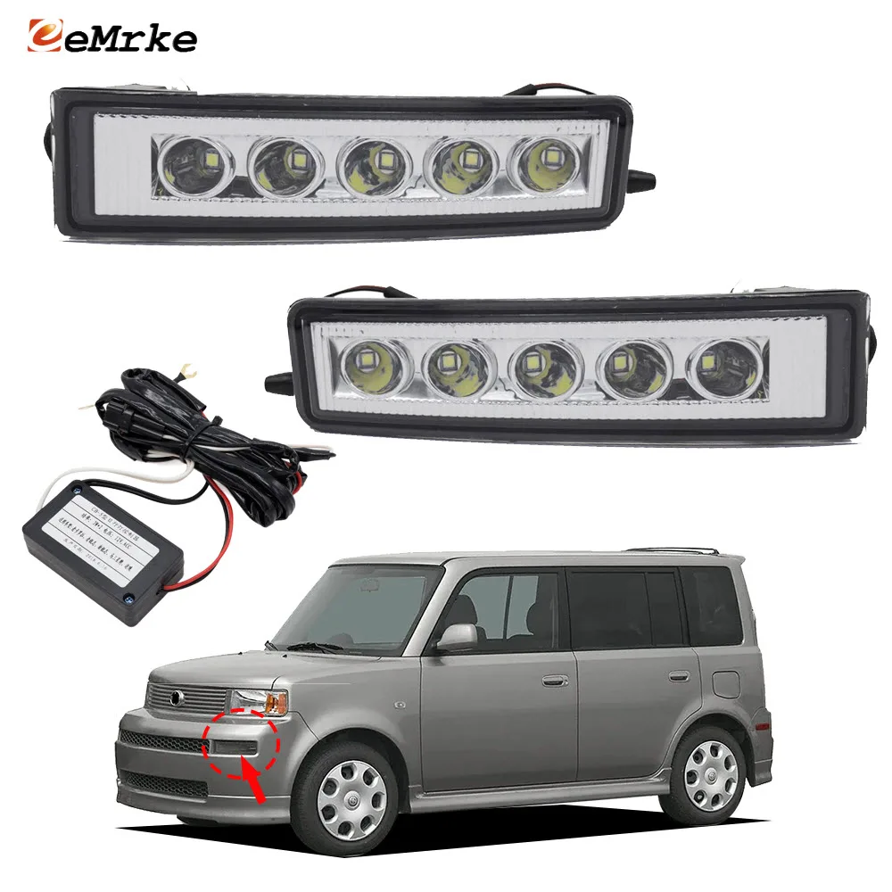 LED DRL for Toyota bB P30/ Scion xB 2003 2004 2005 Daytime Running Front Bumper Fog Lamp Replace 0859052820 SC1039100 SC1038100
LED DRL for Toyota bB P30/ Scion xB 2003 2004 2005 Daytime Running Front Bumper Fog Lamp Replace 0859052820 SC1039100 SC1038100