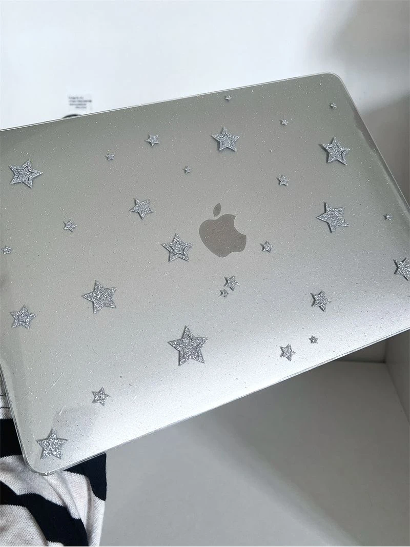 Silver Star Glitter Laptop Case For Macbook Neo New Air 13 15 Pro 13 14 16 M1 M2 M3 M4 M5 Chip For MacBook Hard Protective Cover
Silver Star Glitter Laptop Case For Macbook Neo New Air 13 15 Pro 13 14 16 M1 M2 M3 M4 M5 Chip For MacBook Hard Protective Cover