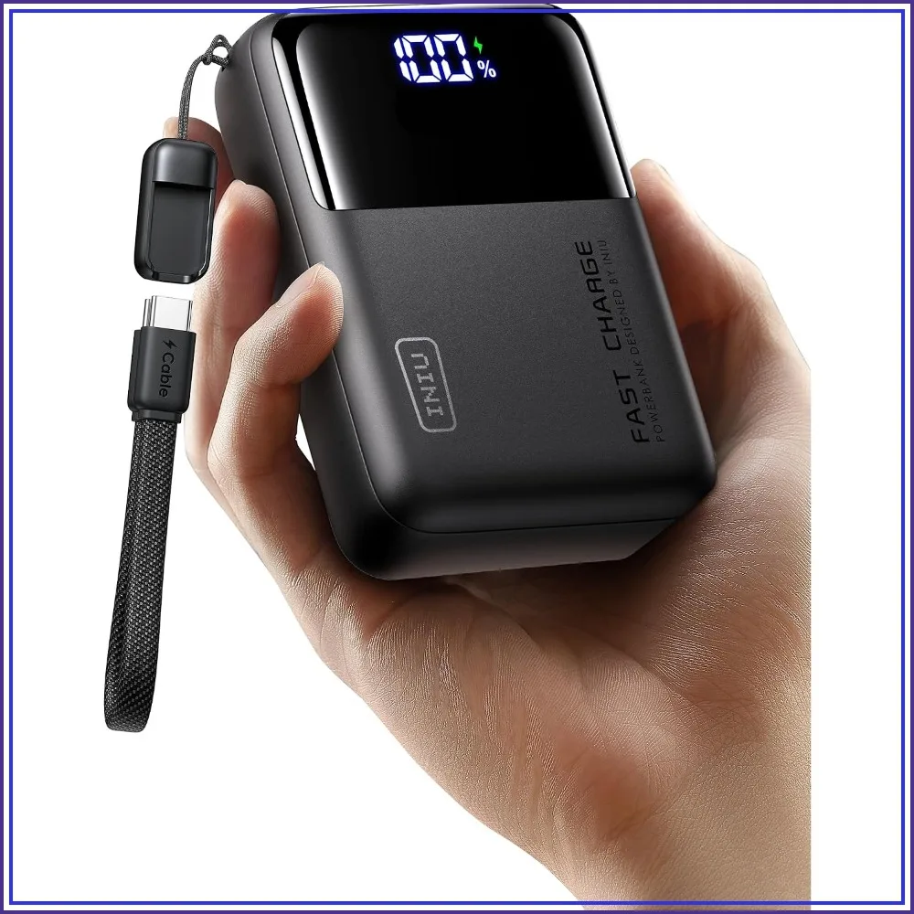 100W 25000mAh Power Bank, Fast Charging Laptop Portable Charger, 3-Port with Detachable USB C Cable, Flight Safe for iPhone MacBook Dell Steam Deck
100W 25000mAh Power Bank, Fast Charging Laptop Portable Charger, 3-Port with Detachable USB C Cable, Flight Safe for iPhone MacBook Dell Steam Deck