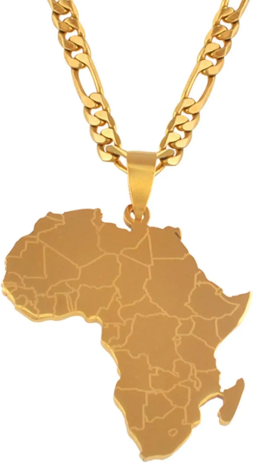 African Country Map Pendant Necklace for Men Women - Trendy Unisex Charm Jewelry Gift
African Country Map Pendant Necklace for Men Women - Trendy Unisex Charm Jewelry Gift