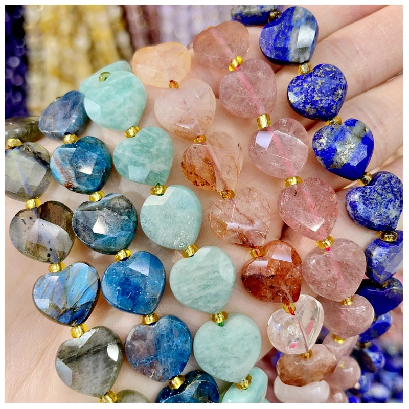 2024 New 12mm Heart Shaped Bead Set With Natural Amazonite Crystal DIY Couple Bracelet Necklace Eternal Love Lucky Jewelry
2024 New 12mm Heart Shaped Bead Set With Natural Amazonite Crystal DIY Couple Bracelet Necklace Eternal Love Lucky Jewelry