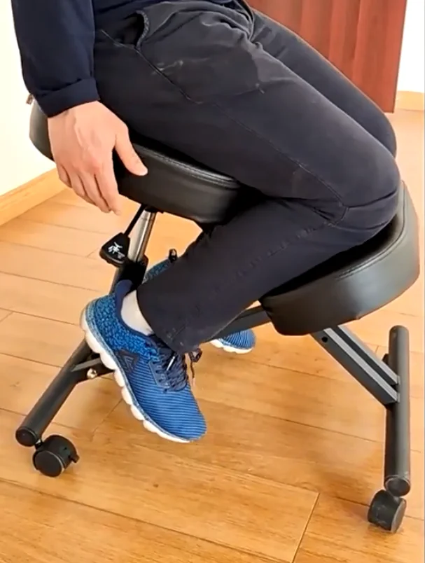 Kneeling Chair Adjustable Kneel Stool Thick Cushion for Balancing Back Body Shaping Home Office Computer Chair
Kneeling Chair Adjustable Kneel Stool Thick Cushion for Balancing Back Body Shaping Home Office Computer Chair