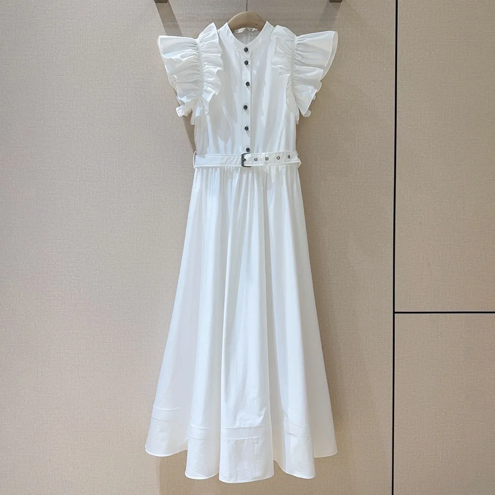 High-quality 2026 new solid-color long dress with ruffled sleeves, elegant and sweet, suitable for social gatherings xy150451
High-quality 2026 new solid-color long dress with ruffled sleeves, elegant and sweet, suitable for social gatherings xy150451