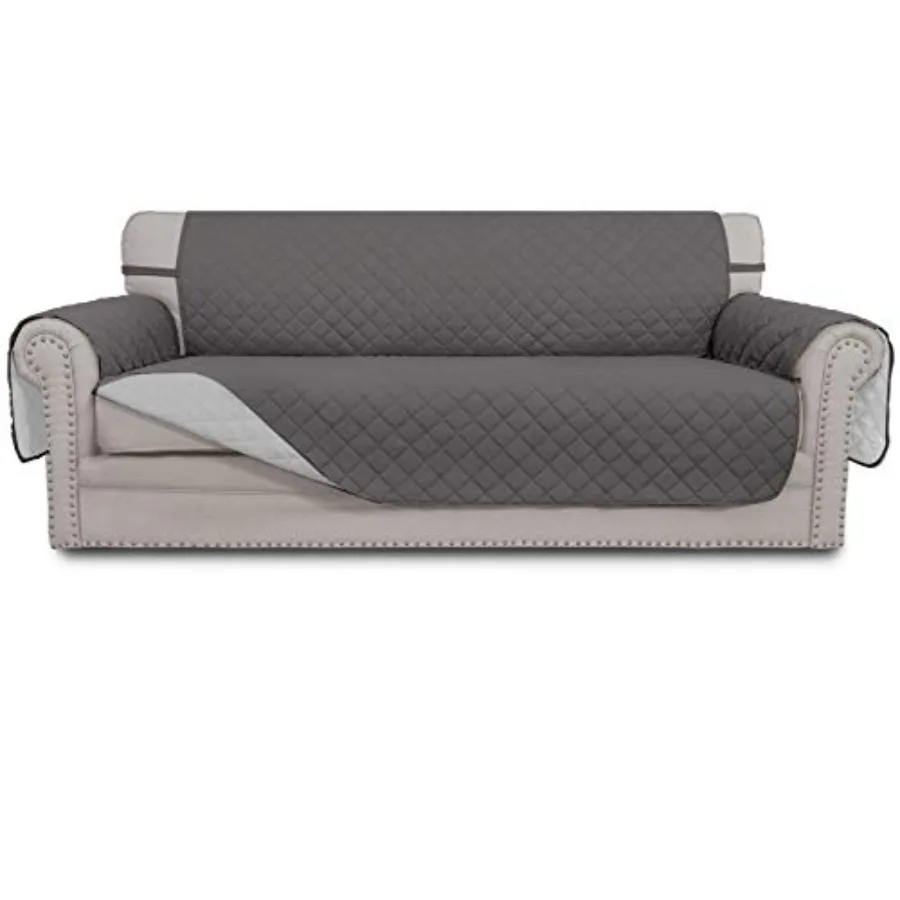 Reversible Oversized Couch Cover for 3 Cushion Couch Sofa Cover for Dogs Water Resistant Furniture Cover Oversized Sofa, Gray/L
Reversible Oversized Couch Cover for 3 Cushion Couch Sofa Cover for Dogs Water Resistant Furniture Cover Oversized Sofa, Gray/L