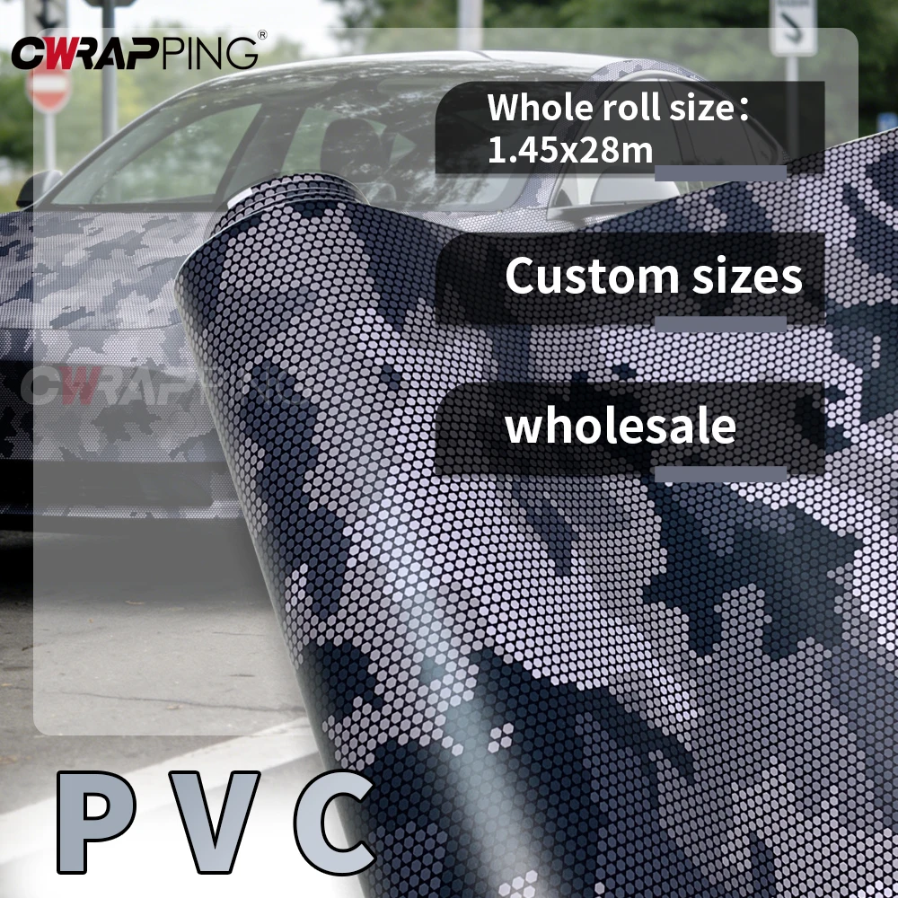 Self-Adhesive Wrap Car Vinyl for Motorcycle Waterproof Black Camouflage Scratch Resistant Car Wrapping Film Sticker Covering
Self-Adhesive Wrap Car Vinyl for Motorcycle Waterproof Black Camouflage Scratch Resistant Car Wrapping Film Sticker Covering