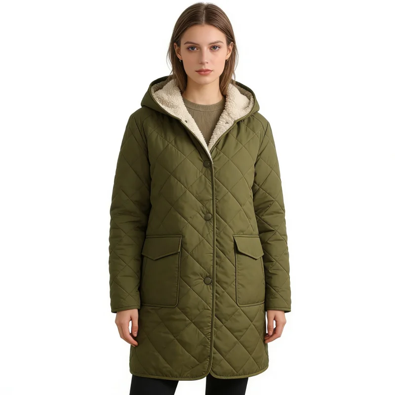 Faionable женское хлопковое пальто Jaet K5576 зимнее хлопковое пальто средней длины с капюшоном и прошитой подкладкой для женщин
Faionable женское хлопковое пальто Jaet K5576 зимнее хлопковое пальто средней длины с капюшоном и прошитой подкладкой для женщин