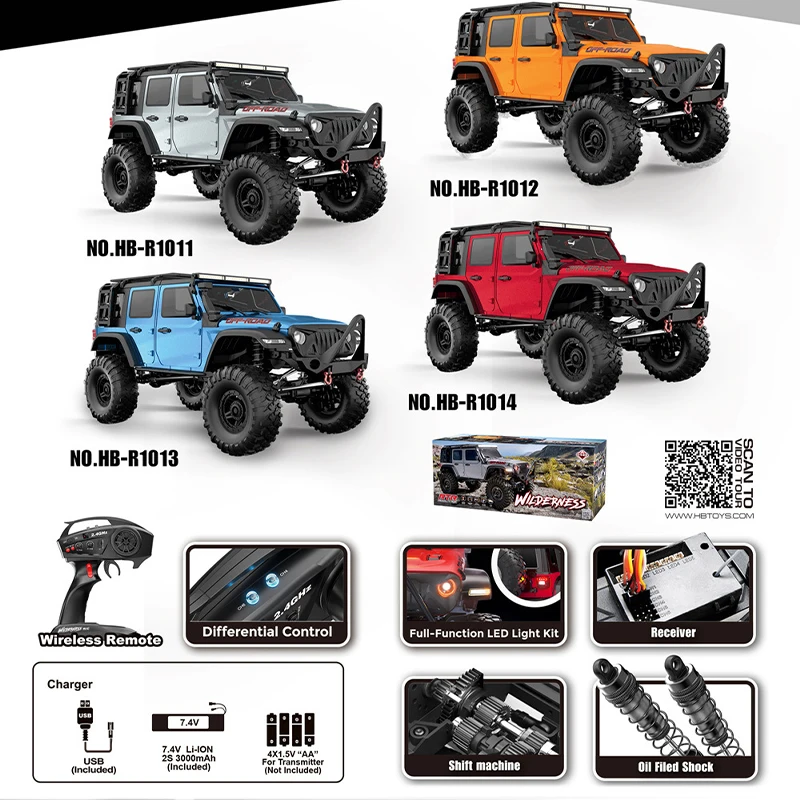 2024new Huangbo 1:10 Rupee Ken Full Proportion Rc Remote Control Model Simulation Large Size Off-Road Vehicle Four-Wheel Drive
2024new Huangbo 1:10 Rupee Ken Full Proportion Rc Remote Control Model Simulation Large Size Off-Road Vehicle Four-Wheel Drive