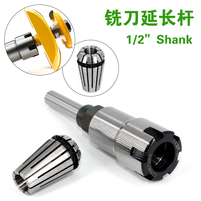 Milling Cutter Extension Rod 1/2 Handle Edge Trimming Mechatronic Wood Milling Er Collet Engraving Machine Extension Rod
Milling Cutter Extension Rod 1/2 Handle Edge Trimming Mechatronic Wood Milling Er Collet Engraving Machine Extension Rod
