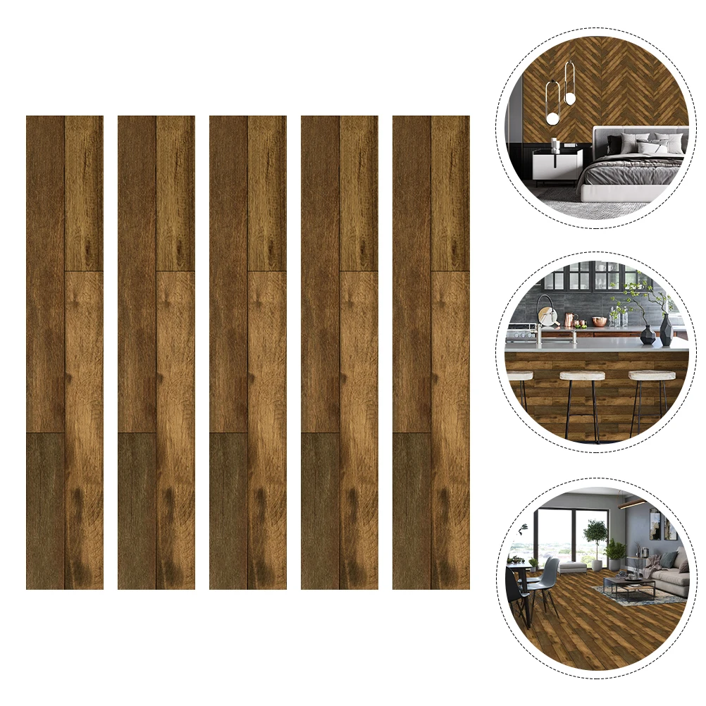 5 Pcs Planks Wood Grain Floor Stickers Sticky Tile Flooring Tiles Peel and Industrial Style Adhesive Bathroom Peal Kitchen
5 Pcs Planks Wood Grain Floor Stickers Sticky Tile Flooring Tiles Peel and Industrial Style Adhesive Bathroom Peal Kitchen