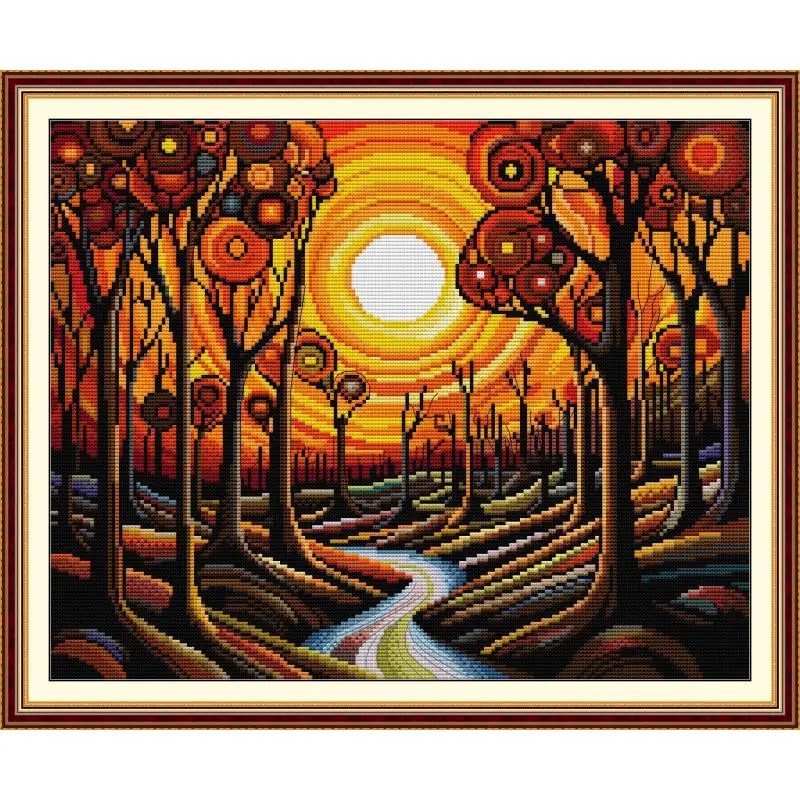 Maydear Full Cross Stitch Kit, 11CT/14CT/16CT/9CT Aida Fabric,DMC Threads Sewing Pattern Embroidery Set-Nightfall
Maydear Full Cross Stitch Kit, 11CT/14CT/16CT/9CT Aida Fabric,DMC Threads Sewing Pattern Embroidery Set-Nightfall