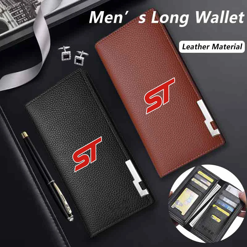 Car Men's Wallet Slim Card Holder Coin Purse Clutch Bag Interior For Ford Fiesta Focus mk2 mk3 Ranger Mondeo mk4 S-MAX
Car Men's Wallet Slim Card Holder Coin Purse Clutch Bag Interior For Ford Fiesta Focus mk2 mk3 Ranger Mondeo mk4 S-MAX